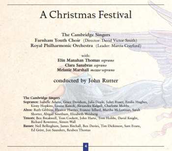 CD The Cambridge Singers: A Christmas Festival 458627