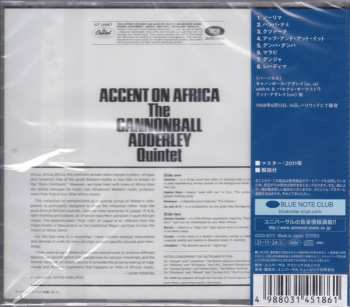 CD The Cannonball Adderley Quintet: Accent On Africa LTD 419306