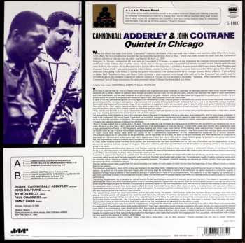 LP The Cannonball Adderley Quintet: Quintet In Chicago LTD 61296
