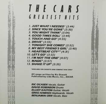 CD The Cars: The Cars Greatest Hits 399006