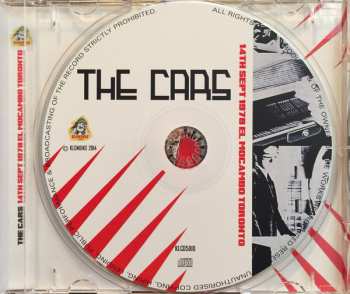 CD The Cars: 14th Sept 1978 El Mocambo Toronto 468842