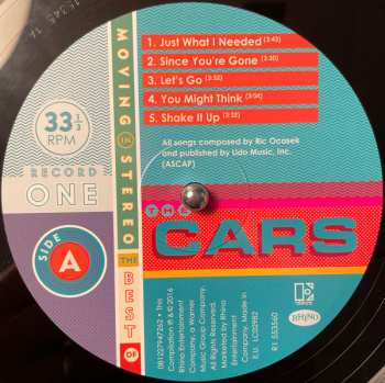 2LP The Cars: Moving In Stereo: The Best Of The Cars 89236