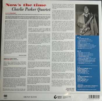 LP The Charlie Parker Quartet: Now's The Time LTD | CLR 59210