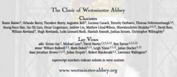 CD The Choir Of Westminster Abbey: Music From The Reign Of King James I 476025