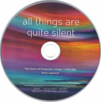 CD The Choirs Of Pembroke College, Cambridge: All Things Are Quite Silent 352369
