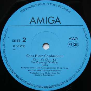 LP The Chris Hinze Combination: Chris Hinze Combination 386999
