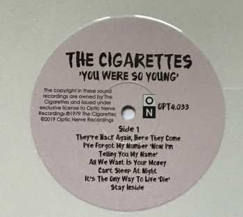 2LP The Cigarettes: You Were So Young CLR 65596