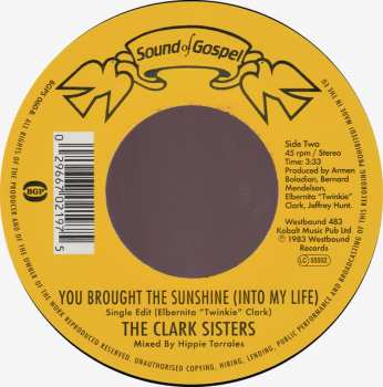 SP The Clark Sisters: Everything Is Gonna Be Alright /  You Brought The Sunshine (Into My Life) 131605