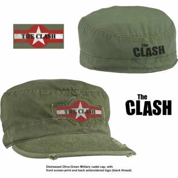 Merch The Clash: The Clash Unisex Military Cap: Star Logo (distressed) (large) L