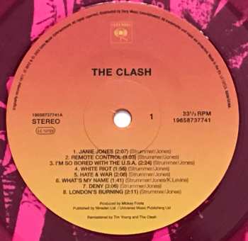 LP The Clash: The Clash LTD | CLR 447385
