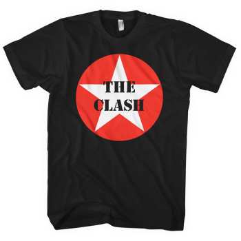 Merch The Clash: The Clash Unisex T-shirt: Star Badge (medium) M