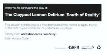 2LP The Claypool Lennon Delirium: South Of Reality CLR 298701