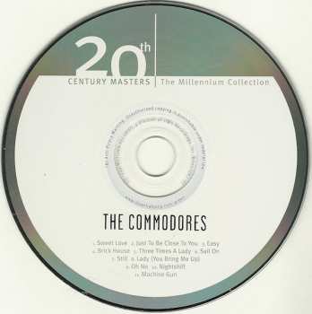 CD Commodores: The Best Of The Commodores 491926