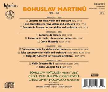 4CD/Box Set Bohuslav Martinů: The Complete Music For Violin And Orchestra 7710