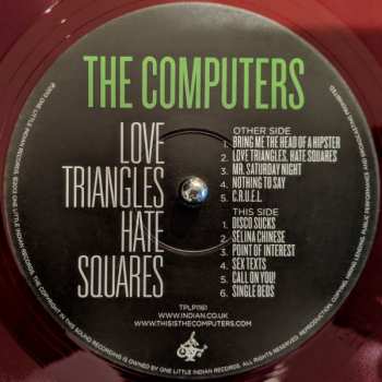LP The Computers: Love Triangles Hate Squares LTD | NUM | CLR 22118