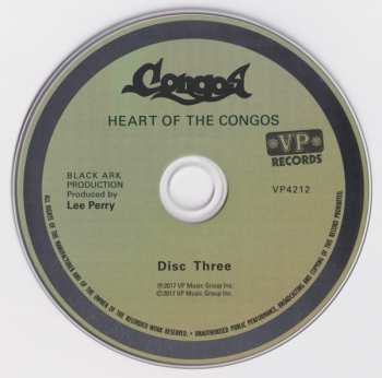 3CD The Congos: Heart Of The Congos 407125