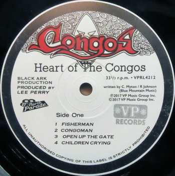 3LP The Congos: Heart Of The Congos 62726