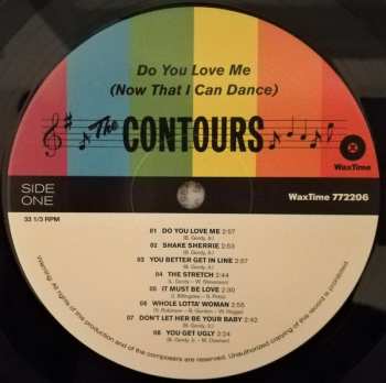 LP The Contours: Do You Love Me (Now That I Can Dance) LTD 59454