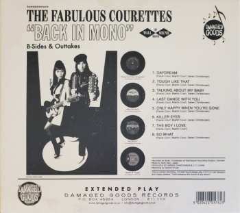 CD The Courettes: Back In Mono (B-Sides & Outtakes) 343042