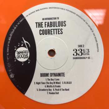 LP The Courettes: Boom! Dynamite (An Introduction To The Fabulous Courettes) CLR | LTD 509685