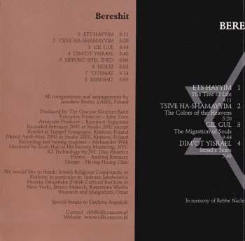 CD Cracow Klezmer Band: Bereshit 431134