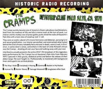 CD The Cramps: Keystone Club Palo Alto, CA 1979 435792