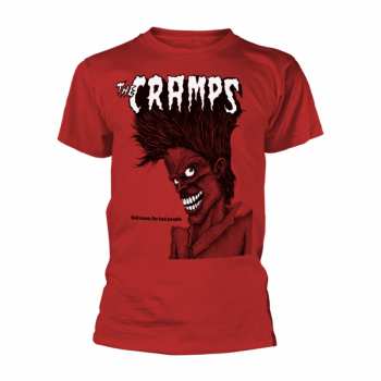 Merch The Cramps: Tričko Bad Music For Bad People (red) XXL