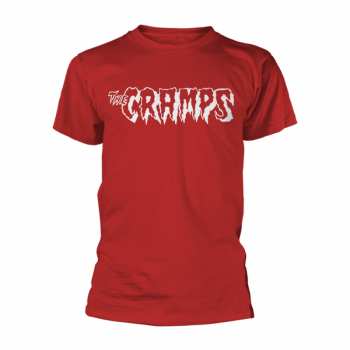 Merch The Cramps: Tričko Logo Cramps, The - White (red) M