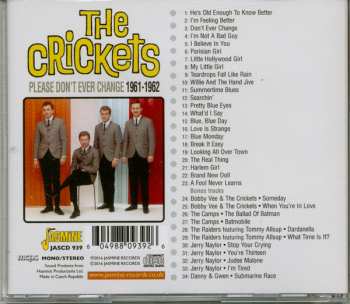 CD The Crickets: Please Don't Ever Change 1961-1962 491131
