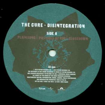 2LP The Cure: Disintegration