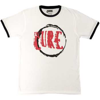 Merch The Cure: The Cure Unisex Ringer T-shirt: Circle Logo (medium) M