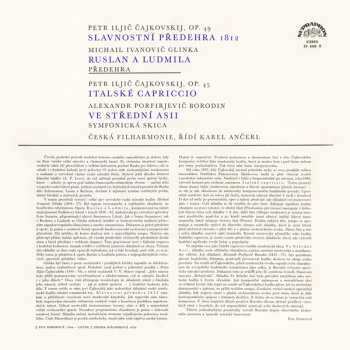 LP The Czech Philharmonic Orchestra: Slavnostní Předehra 1812 - Ruslan A Ludmila · Italské Capriccio - Ve Střední Asii 121164