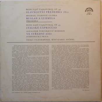 LP The Czech Philharmonic Orchestra: Slavnostní Předehra 1812 - Ruslan A Ludmila · Italské Capriccio - Ve Střední Asii 140112