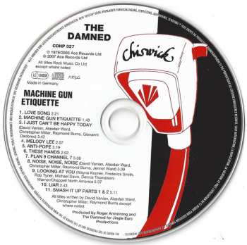 CD The Damned: Machine Gun Etiquette 123317
