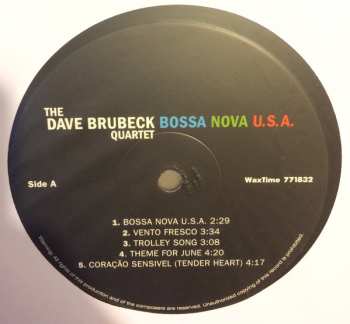 LP The Dave Brubeck Quartet: Bossa Nova U.S.A. LTD 76067