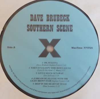 LP The Dave Brubeck Quartet: Southern Scene LTD 147521