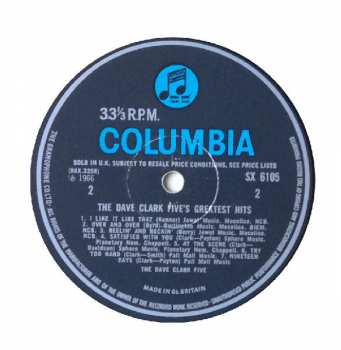 LP The Dave Clark Five: The Dave Clark Five's Greatest Hits