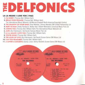 CD The Delfonics: La La Means I Love You / Sound Of Sexy Soul 194834
