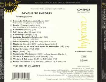 CD The Delmé String Quartet: Favourite Encores For String Quartet 508250