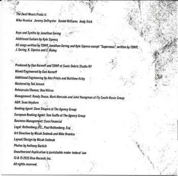 CD The Devil Wears Prada: Space EP 494519