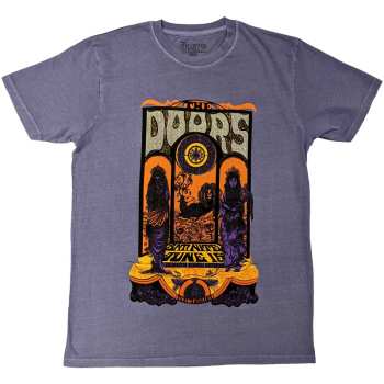 Merch The Doors: The Doors Unisex Embellished T-shirt: Sacramento (silver Glitter Print) (large) L