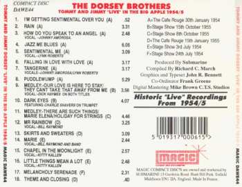 CD The Dorsey Brothers: Tommy And Jimmy "Live" In The Big Apple 1954/5 275743