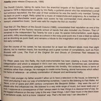 CD The Durutti Column: Fidelity