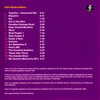 3CD/Box Set The Durutti Column: Obey The Time DLX 277181