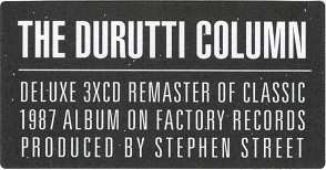 3CD/Box Set The Durutti Column: The Guitar And Other Machines Deluxe DLX 399890