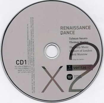 2CD The Early Music Consort Of London: Renaissance Dance 435778