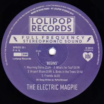 LP The Electric Magpie: Begins 143422