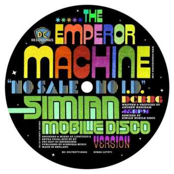 LP The Emperor Machine: No Sale No I.D. (Simian Mobile Disco Version) CLR 507231