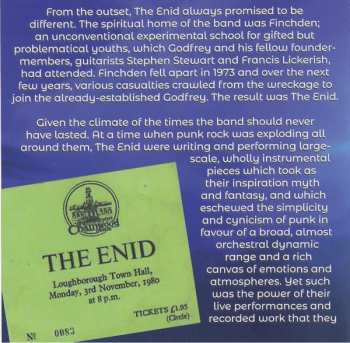 CD The Enid: Live At Loughborough Town Hall, 1980 106894