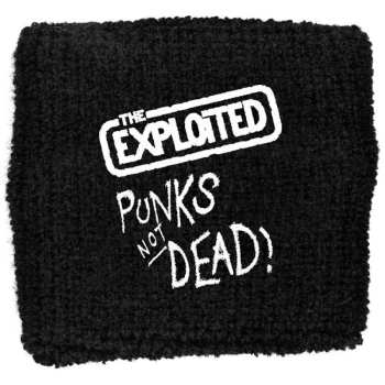Merch The Exploited: Embroidered Wristband Punks Not Dead